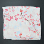 Light Pink Cherry Blossom Polyester Crepe Fabric - 60" x 125"