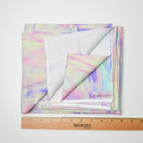 Colorful Paint Brush Print Quilting Weight Woven Fabric - 45" x 74"