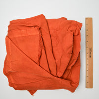 Burnt Orange Nubby Woven Fabric - 108" x 144"
