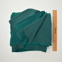 Green Fleece Backed Knit Fabric - 52" x 58"