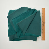 Green Fleece Backed Knit Fabric - 52" x 58"