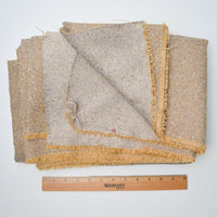 Golden Brown Textured Upholstery Fabric - 56" x 100"