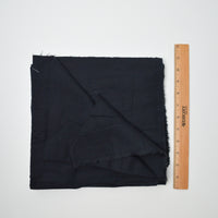 Black Brushed Flannel Fabric - 44" x 51"