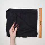 Black Drapey Organza Fabric - 40" x 88"