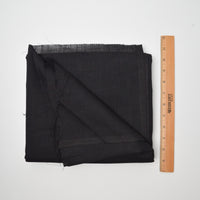 Black Slub Loose-Woven Fabric - 60" x 94"