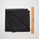 Black Slub Loose-Woven Fabric - 60" x 94"
