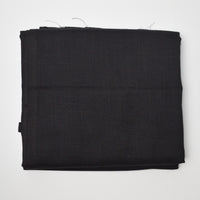 Black Slub Loose-Woven Fabric - 60" x 94"