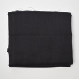 Black Slub Loose-Woven Fabric - 60" x 94"