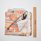 Egyptian Print Cotton Drapery Fabric - 58" x 72"