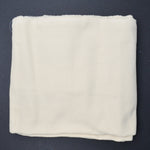 Ivory Bumpy Thick Crepe Woven Fabric - 42" x 58"