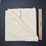 Ivory Bumpy Thick Crepe Woven Fabric - 42" x 58"