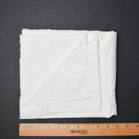 White Quilting Weight Woven Fabric - 45" x 74"