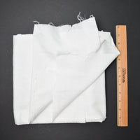 White Slub Woven Fabric - 56" x 58"