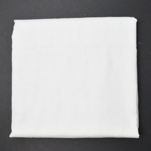 White Slub Woven Fabric - 56" x 58"