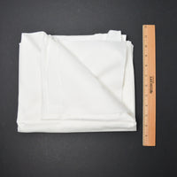 White Sueded Woven Fabric - 44" x 112"