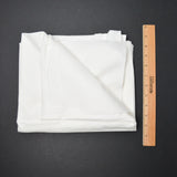 White Sueded Woven Fabric - 44" x 112"