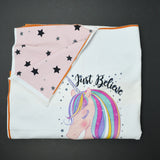 Rainbow Unicorn Panel Knit Fabric - 42" x 58"