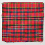 Red + Green Plaid Soft Flannel Fabric - 40" x 45"