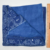 Indigo Butterflies + Floral Dotted Woven Fabric - 35" x 132"