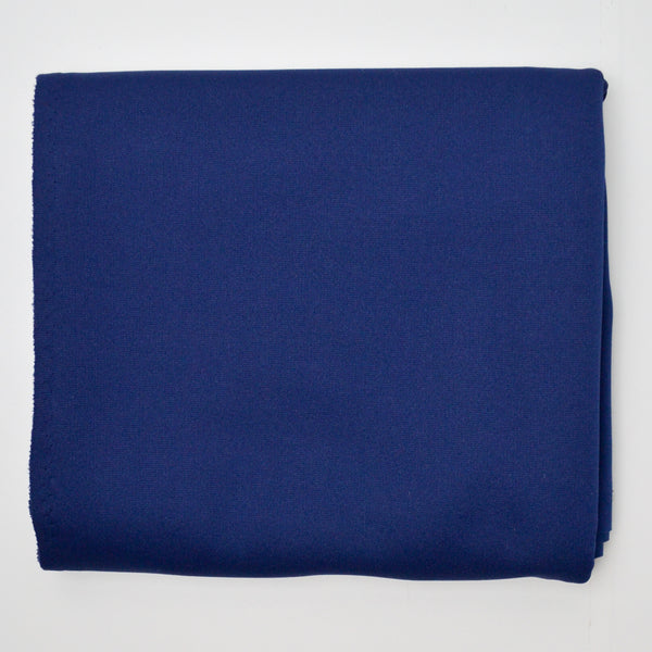 Dark Blue Polyester Interlock Thick Knit Fabric - 60" x 66"