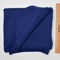 Dark Blue Polyester Interlock Thick Knit Fabric - 60" x 66"