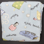 Relaxation Print Brushed Flannel Fabric - 46" x 192"