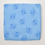 Blue Ladybug Flannel Fabric - 42" x 106"
