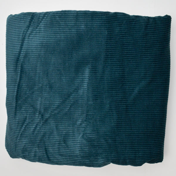 Dark Teal Corduroy Fabric - 45" x 148"