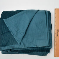 Dark Teal Corduroy Fabric - 45" x 148"