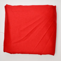 Red Twill Woven Lightweight Wool Blend Suiting Fabric - 64" x 128"