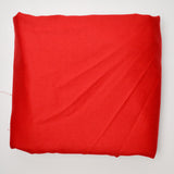 Red Twill Woven Lightweight Wool Blend Suiting Fabric - 64" x 128"