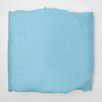 Sky Blue Linen Blend Woven Fabric - 56" x 144"