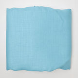 Sky Blue Linen Blend Woven Fabric - 56" x 144"
