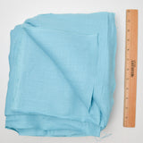 Sky Blue Linen Blend Woven Fabric - 56" x 144"
