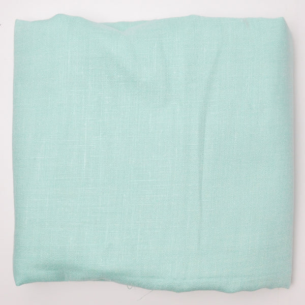 Mint Green Lightweight Linen Blend Woven Fabric - 62" x 100"
