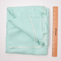 Mint Green Lightweight Linen Blend Woven Fabric - 62" x 100"