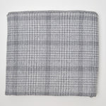Houndstooth Plaid Pattern Double Knit Fabric - 64" x 72"