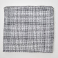 Houndstooth Plaid Pattern Double Knit Fabric - 64" x 72"