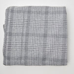 Houndstooth Plaid Pattern Double Knit Fabric - 66" x 78"