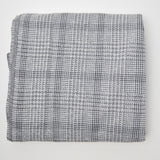 Houndstooth Plaid Pattern Double Knit Fabric - 66" x 78"