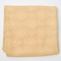 Yellow Floral Lace Fabric - 56" x 104"