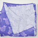 Purple Turtle Flannel Fabric - 42" x 106"