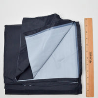 Black Lightweight Water-Repellent Nylon Bonded Fabric - 66" x 184"