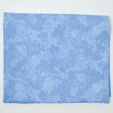 Blue Floral Quilting Weight Woven Fabric - 36" x 46"