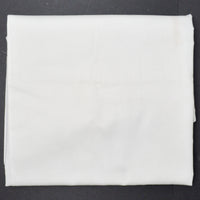 White Lightweight Voile Woven Fabric - 45" x 92"