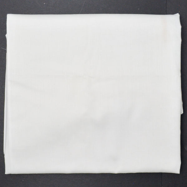White Lightweight Voile Woven Fabric - 45" x 92"