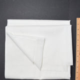 White Lightweight Voile Woven Fabric - 45" x 92"