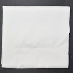 White Lightweight Voile Woven Fabric - 45" x 92"
