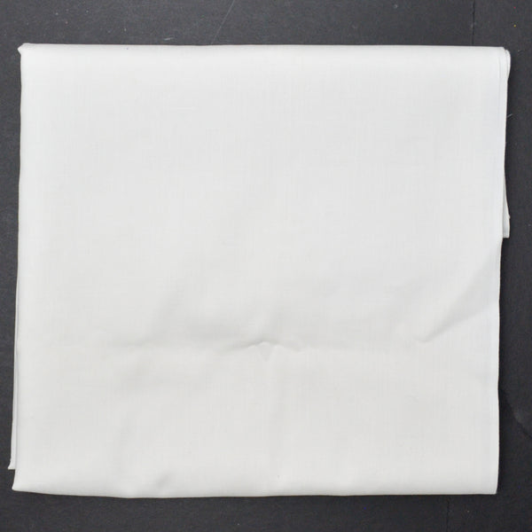 White Lightweight Voile Woven Fabric - 45" x 92"
