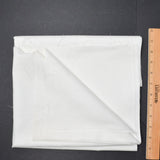 White Lightweight Voile Woven Fabric - 45" x 92"